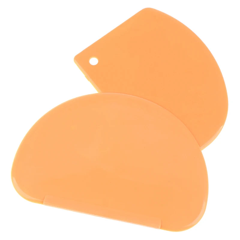 Flexible Plastic Dough Scraper & Cake Spatula | Baking Tool Dough Scraper Spatula HIP