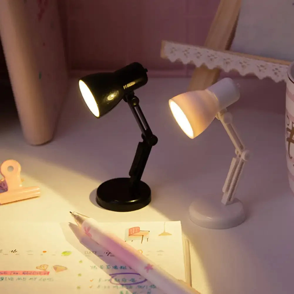 Mini Book Light Foldable LED Table Desk Book Reading Lamp for Home Room Computer Notebook Laptop Night Lights Eye Protections HIP