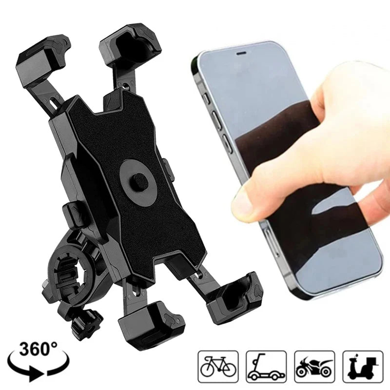 360° Rotatable Bike Phone Holder – Universal Shockproof Mount Bike Phone Mount HIP