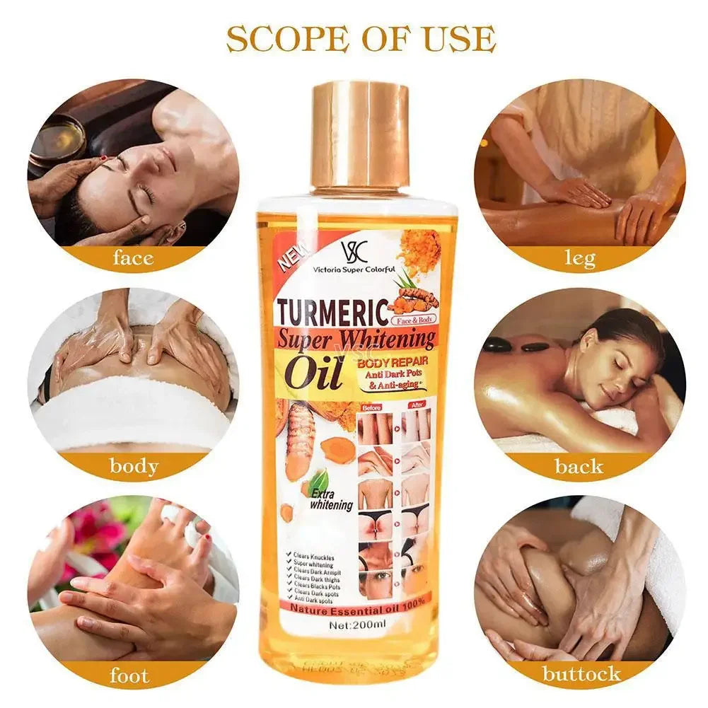 Turmeric Essential Oil 200ml – Brightening Body & Face Oil Body & Face Oil HIP