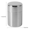 Stainless Steel Tea Tins Canister Home Kitchen Canisters for Tea Coffee Sugar Storage Case HIP S