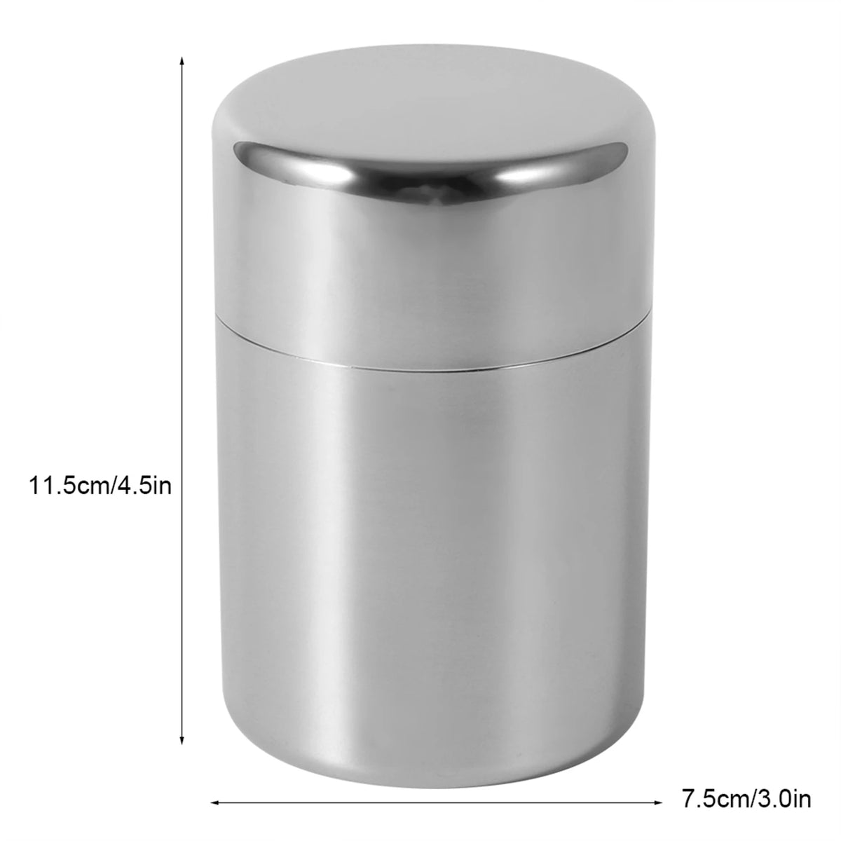 Stainless Steel Tea Tins Canister Home Kitchen Canisters for Tea Coffee Sugar Storage Case HIP S
