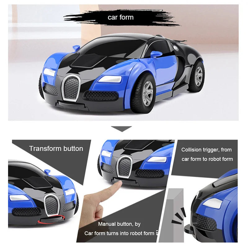 Collision Deformation Robot Toy Car – Dual Form Kids Gift Transformation Toy Car HIP