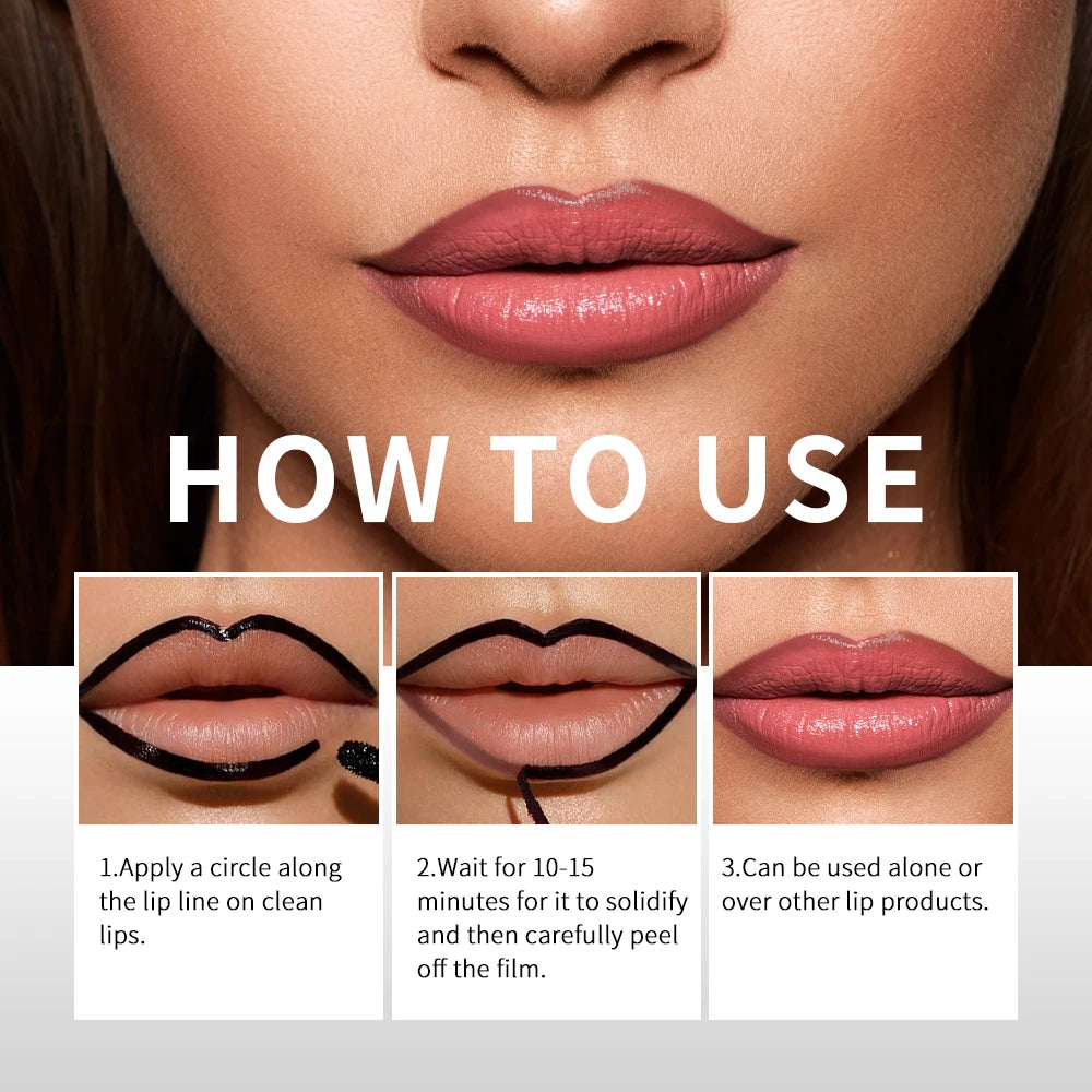Peel Off Lip Stain Magic Lips Tattoo Long Lasting Waterproof Smudge Proof Transfer Proof Cosmetic Matte Lip Liner Pencil HIP