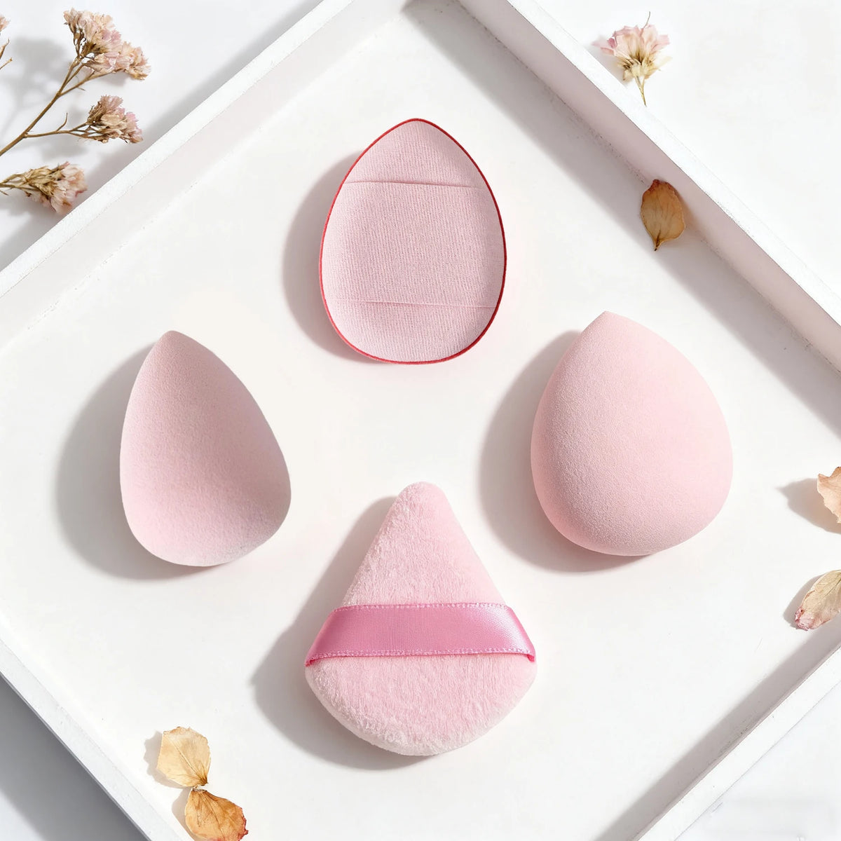 12-Piece Giant Soft Makeup Sponge Egg Set – Powder Puffs Makeup Sponge Set HIP