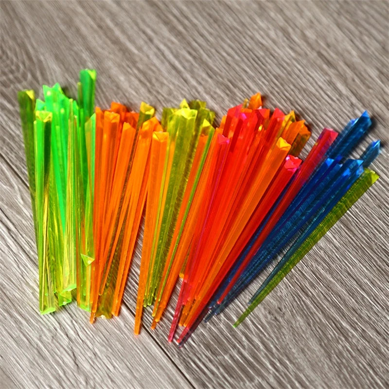 500-Pack 9cm Food Picks – Fruit Skewers & Cupcake Toppers Food Picks Set HIP