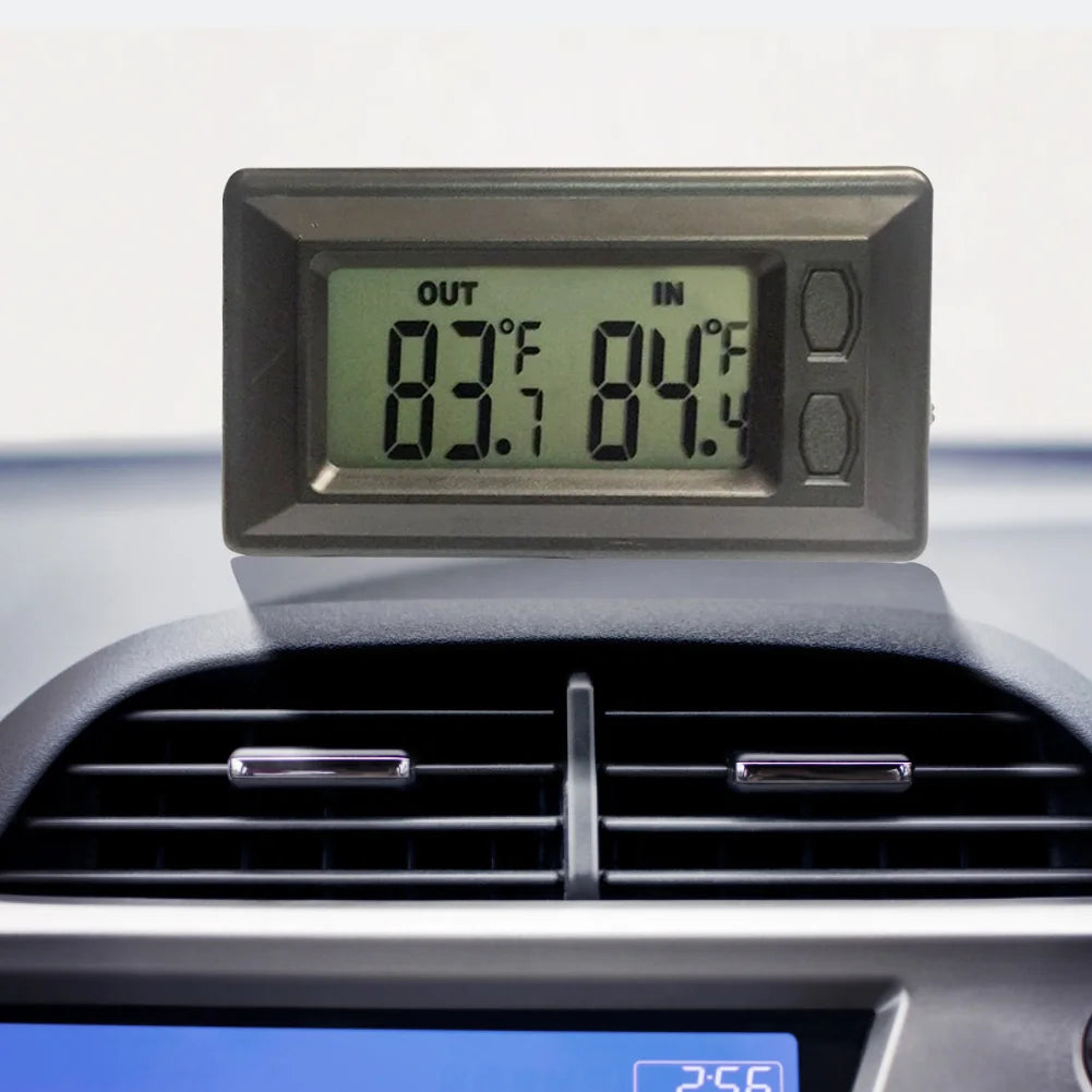 Auto Car LCD Digital Display Indoor Outdoor Thermometer Meter With 1.5m Cable Thermometers Inside and Outside Cars Tools Instrum HIP