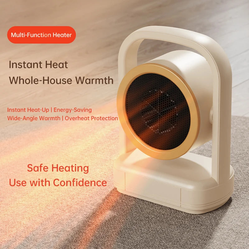 Portable Mini Desktop Fan Heater – Quiet & Energy Saving Portable Fan Heater HIP