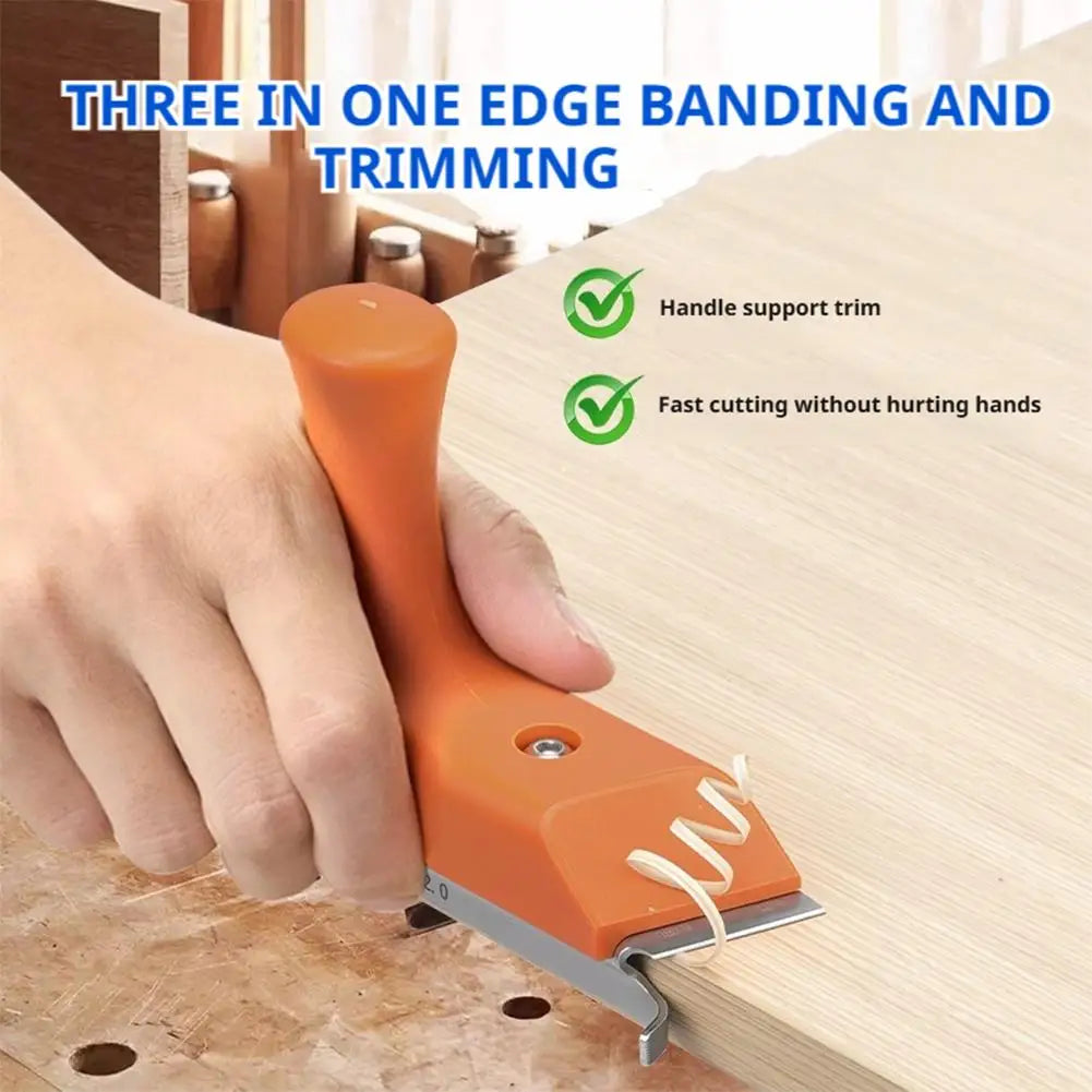Right Angle/arc Universal Trimming Knife Woodworking 3-in-1 Edge Deburring Scraper Precision Wood Board Mini Chamferer Tools HIP