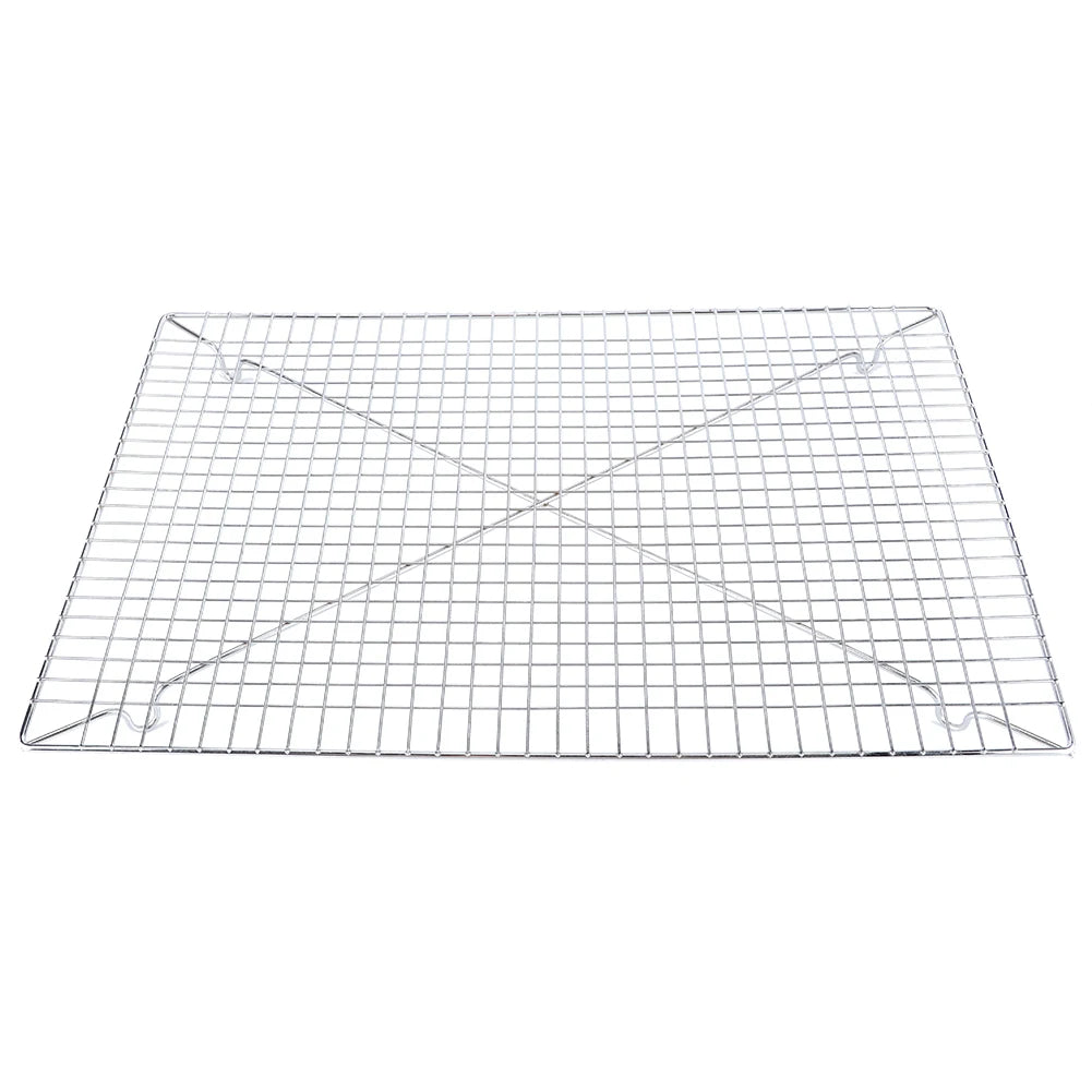 Baking Tools Cake Cooler Holder Non‑Stick Stainless Steel Baking Cake Breads Cooling Rack Kitchen Utensils 46x33x2.8cm HIP