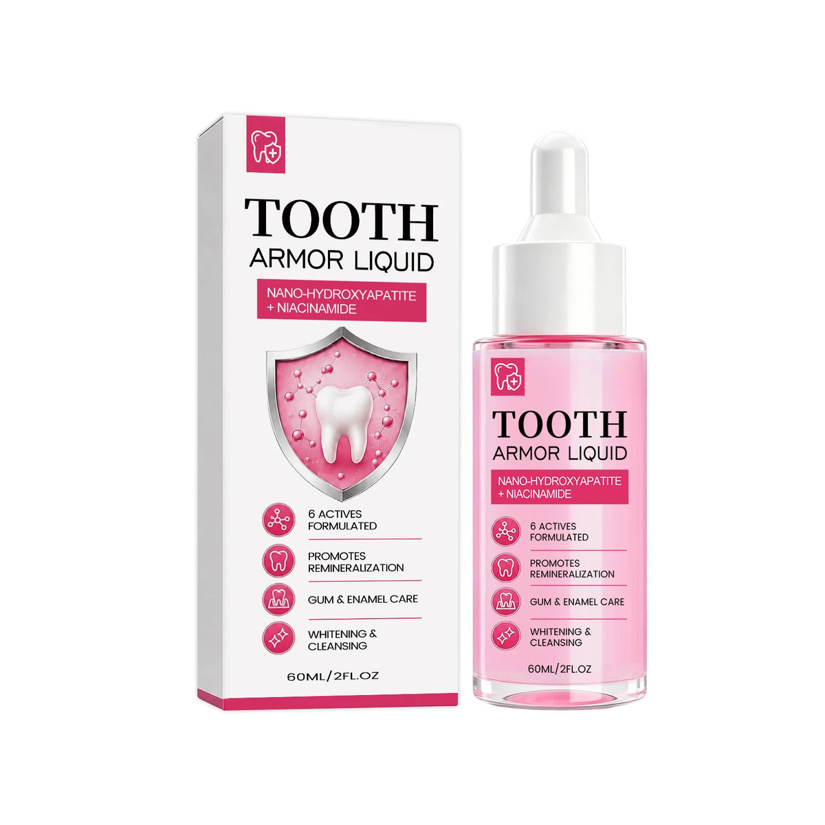 Purple Toothpaste Tablets & Enamel Serum Kit – Brightening Oral Care Oral Care Kit HIP 1PCS 60ml