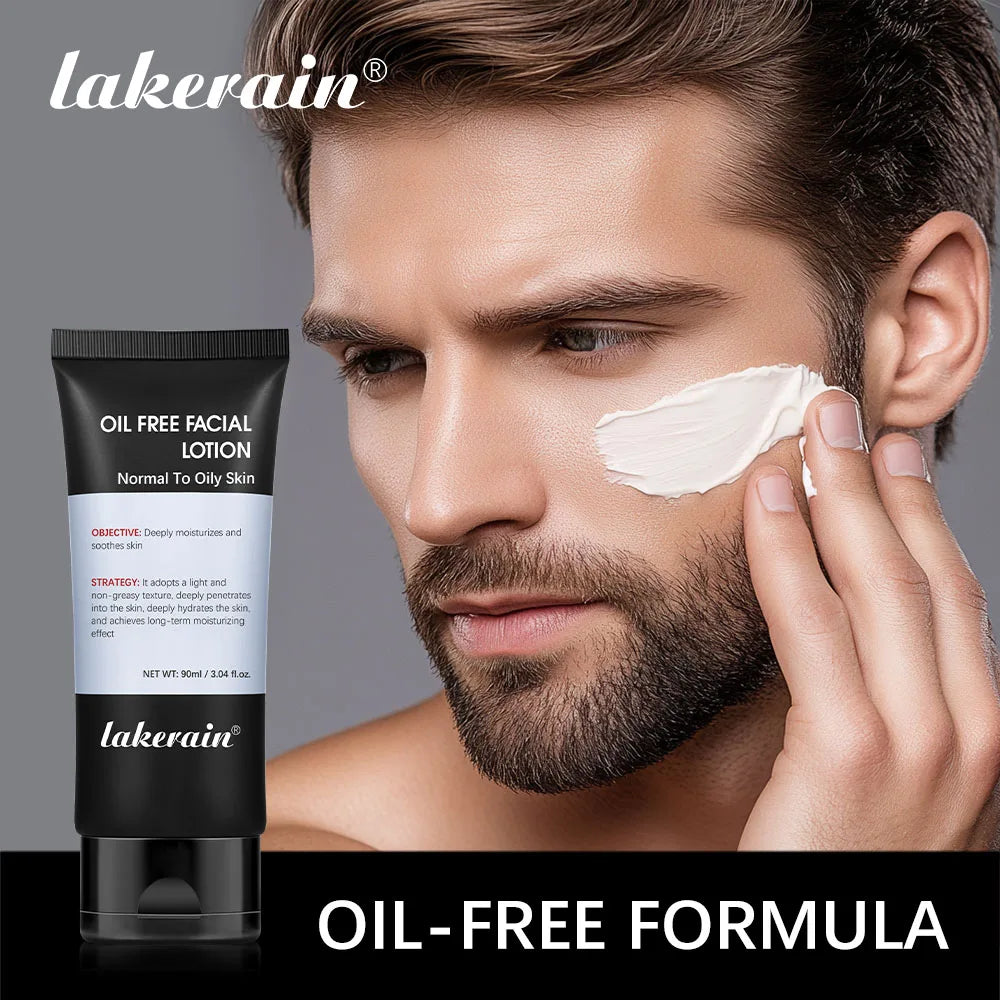 Men’s Hydrating Cream Oil Free Facial Lotion Moisturizer for Normal Oily Skin deeply moisturizing hydrating Skincare Firm skin HIP
