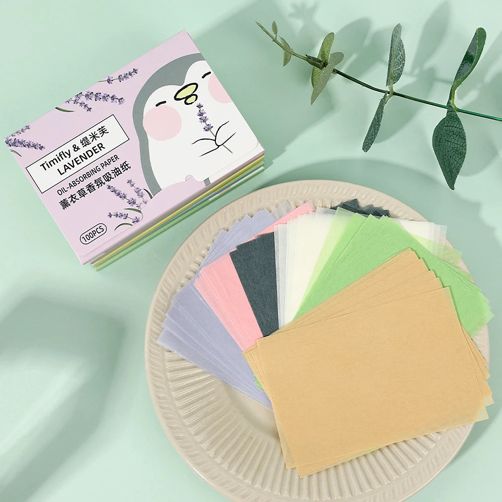 Oil Absorbing Paper Tissue Makeup Cleansing Oil Blotting Sheet Face Paper Absorbent Oil Control Face Cleanser Cotton Pads HIP