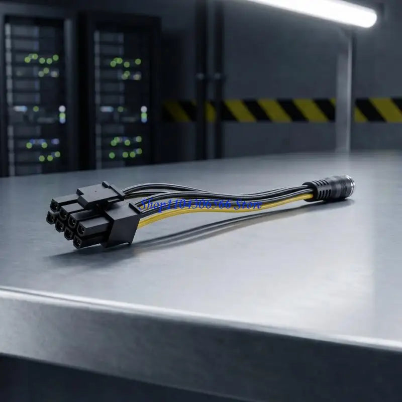 18AWG DC5525 to 6+2 Pin PCIe GPU Power Converter Cable PCIe Power Cable HIP
