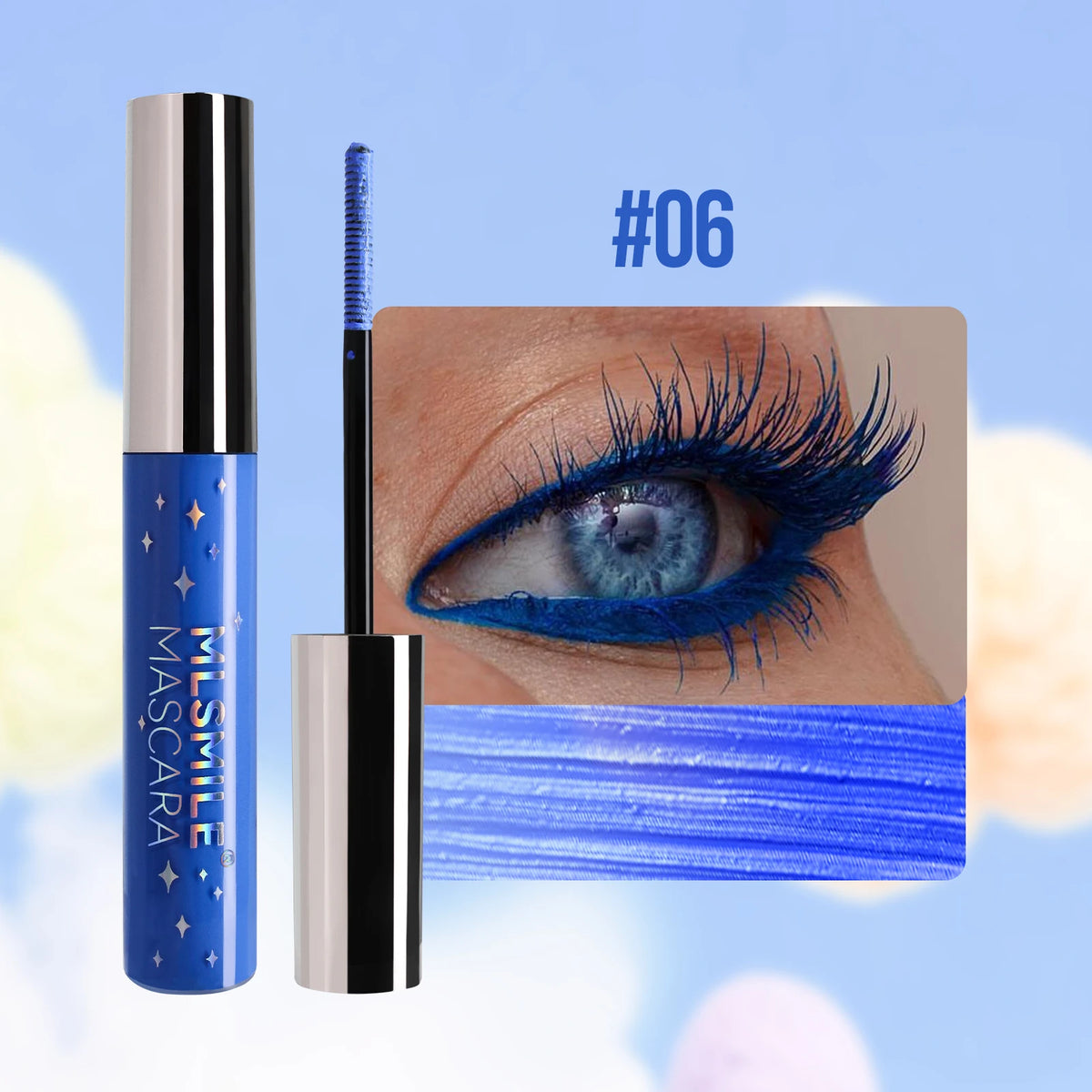 MLSMILE Glitter Pearlescent Mascara – Waterproof & Volumizing Glitter Mascara HIP sku6