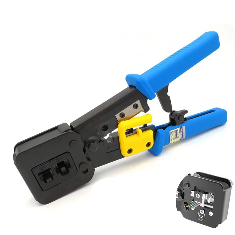 RJ45 Crimper Tool – CAT5 CAT6 RJ12 8P8C Network Cable Pliers Network Crimping Tool HIP