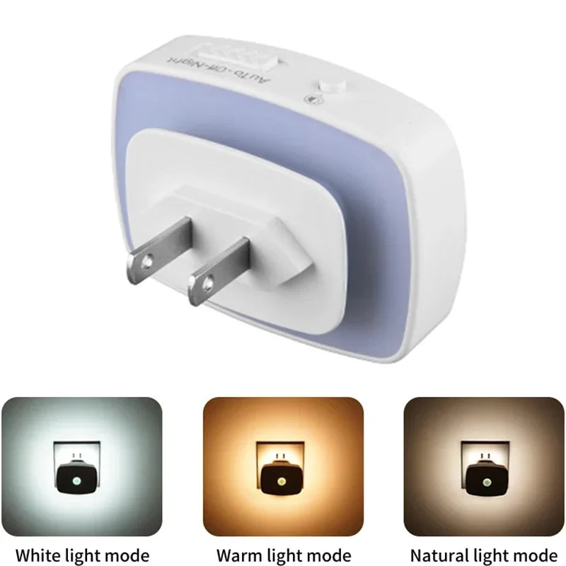 Motion Sensor Led Night Light EU US Plug Infrared Smart Sensor Wall Lamp Bedroom Toilet Hallway Kitchen Kid Nightlight 220V 110V HIP US Plug