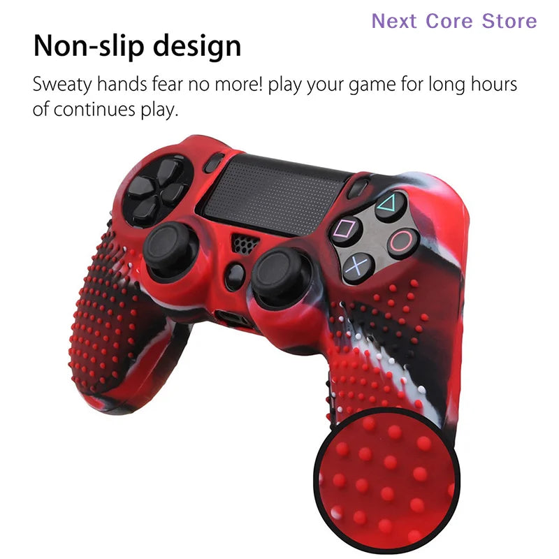 Silicone Grip Cover Case for PS4 Controller – Slim & Pro Controller Silicone Case HIP