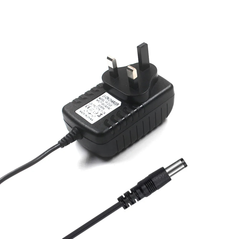 Lithium Battery Charger UK Plug – 4.2V to 16.8V 1A Adapter Battery Charger Adapter HIP