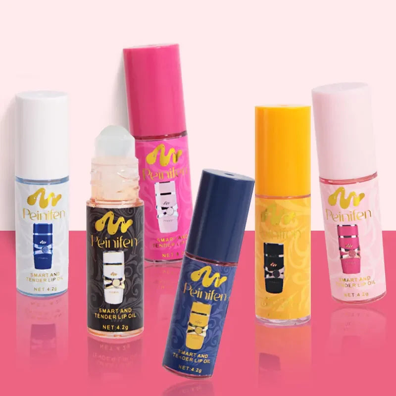 LAIKOU Hydrating Lip Oil 6-Piece Set – Nourishing Glaze Lip Oil Set HIP