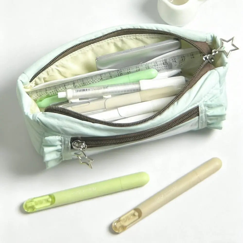 Large Capacity Transparent Pencil Case & Badge Display Pouch Pencil Case Pouch HIP