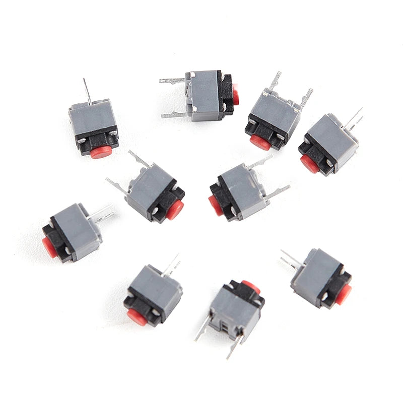 10-Pack Kailh Silent Mouse Micro Switches 6×6×7.3mm Mouse Micro Switch HIP 10Pcs