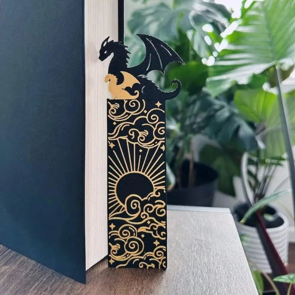 Acrylic Dragon & Sword Bookmark – Double-Sided Novelty Novelty Bookmark HIP