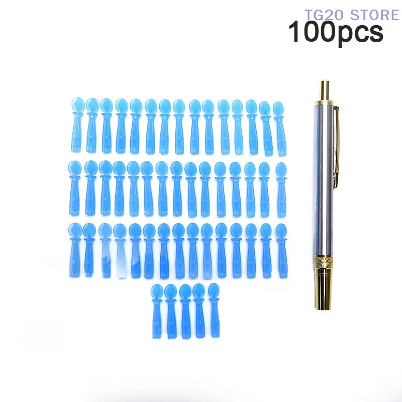 100-Pc Stainless Steel Lancet Needles & Acupuncture Pen Set Acupuncture Lancet Set HIP