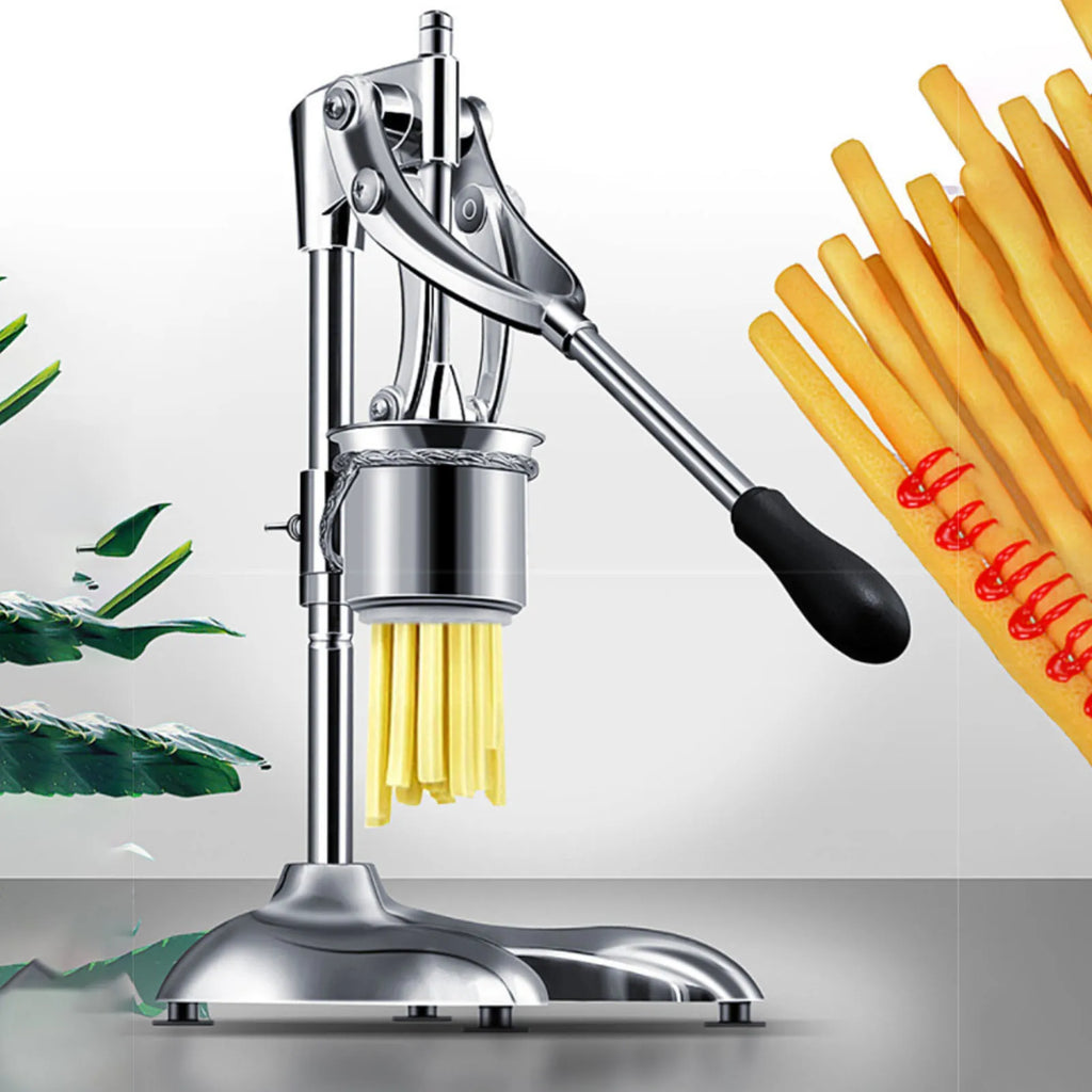 Manual Long French Fries Squeezer 30cm Evenly Pressing Stainless Steel Potato Extruder for Restaurant Long French Fries Extruder HIP