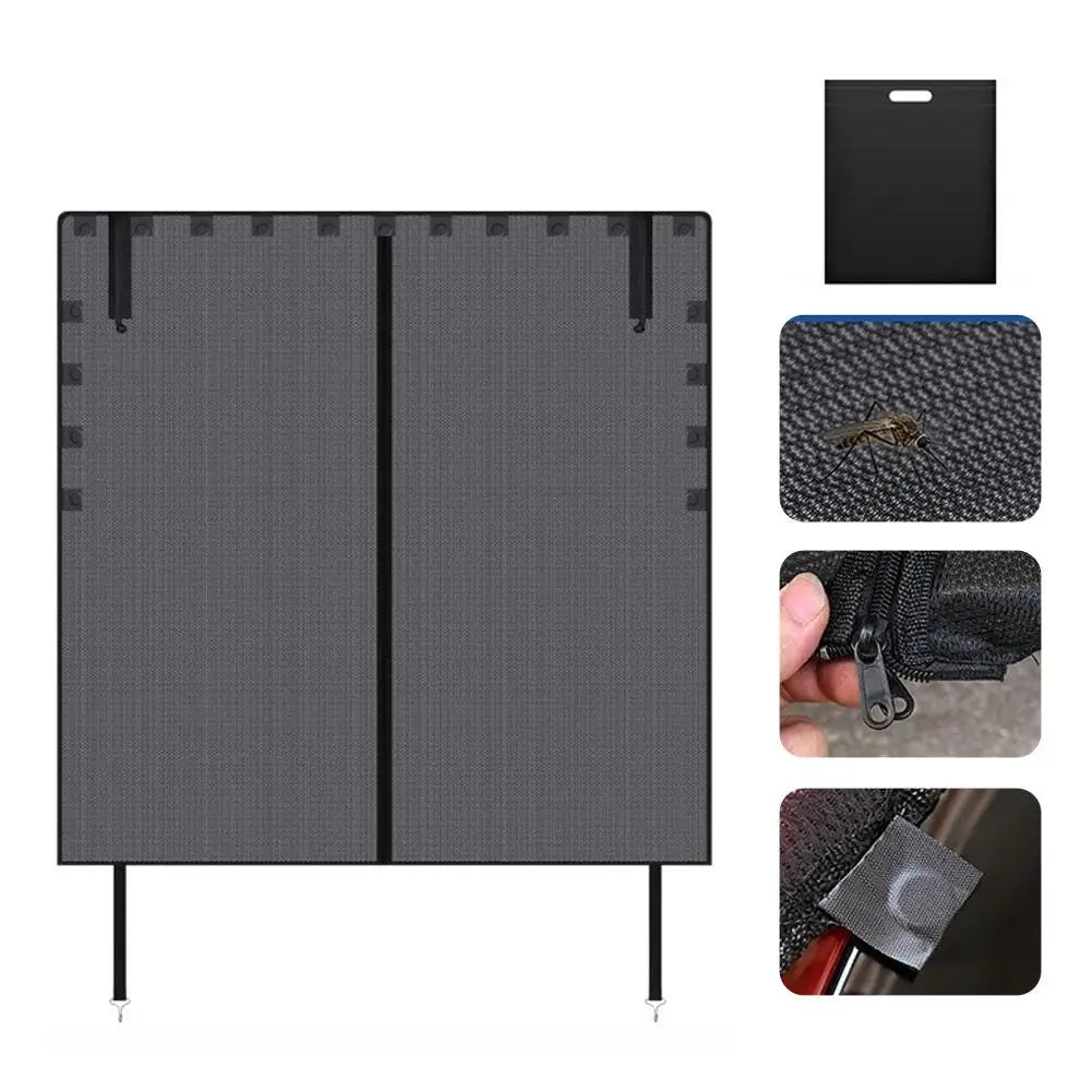 Car Mosquito Net Set SUV Window and Tailgate Sunshade Mosquito Net Suitable for Off Road Camping and Travel Dropshipping HIP B