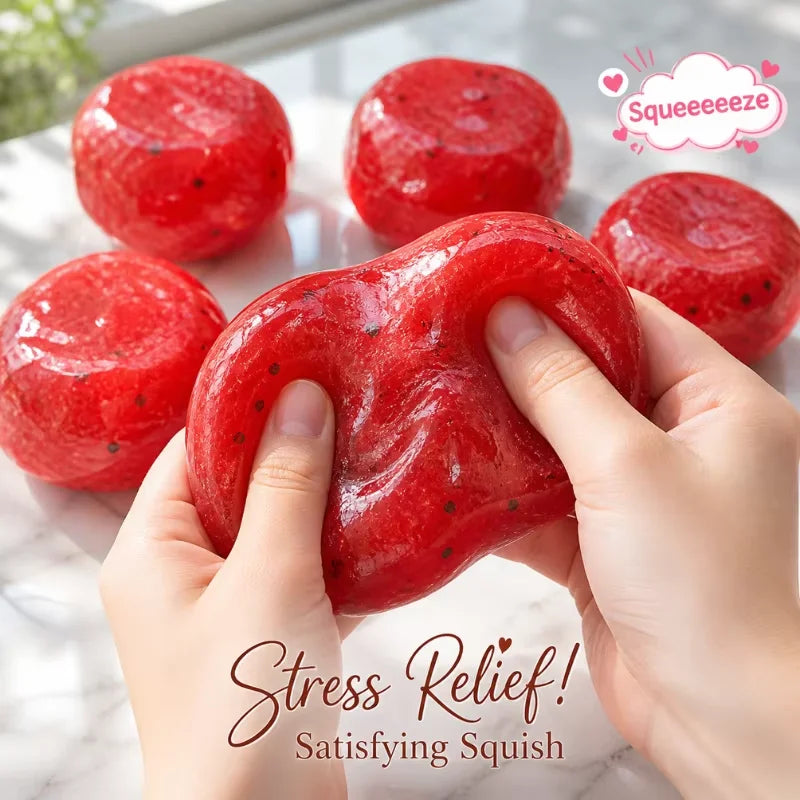 Watermelon Slushy Squishy Toy – Slow Rise Squeeze Fidget Ball Squishy Fidget Toy HIP
