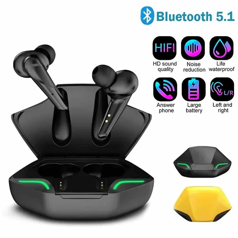 G11 Wireless Gaming Earphones – Stereo Bass & Mic Wireless Gaming Earphones HIP