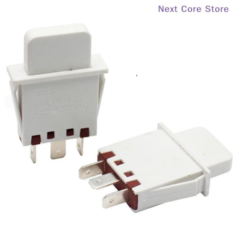 3-Pin NO/NC Button Switch for Refrigerators & Appliances Button Switch HIP