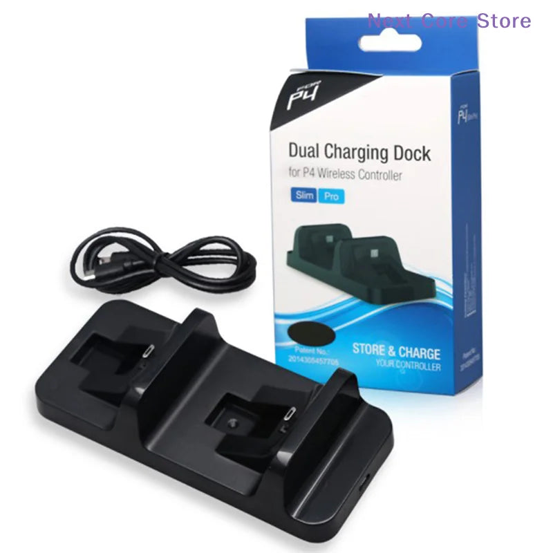 PS4 Controller Fast Charging Dock & Dual Stand Station Controller Charging Dock HIP