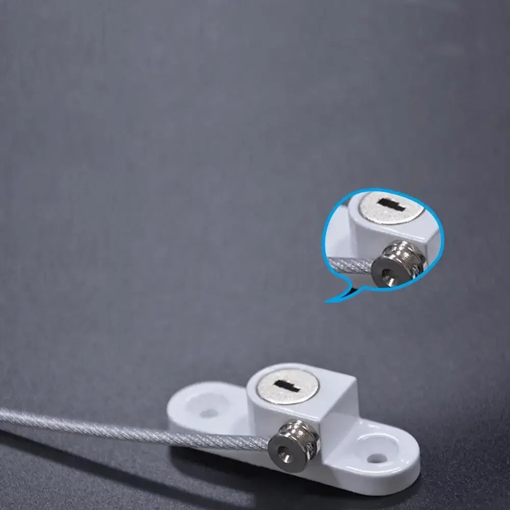 Child Safety Window & Drawer Lock – Aluminium Alloy | 2 Colors Baby Safety Lock HIP