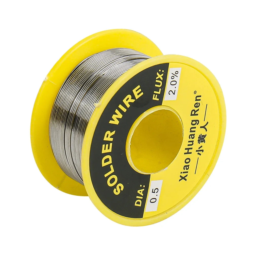 Rosin Core Tin Solder Wire 60/40 Solder Wire Soldering Welding Flux 1.5-2.0% Iron Wire Reel 50g Diamater 0.5/0.6/0.8/1/1.2mm HIP