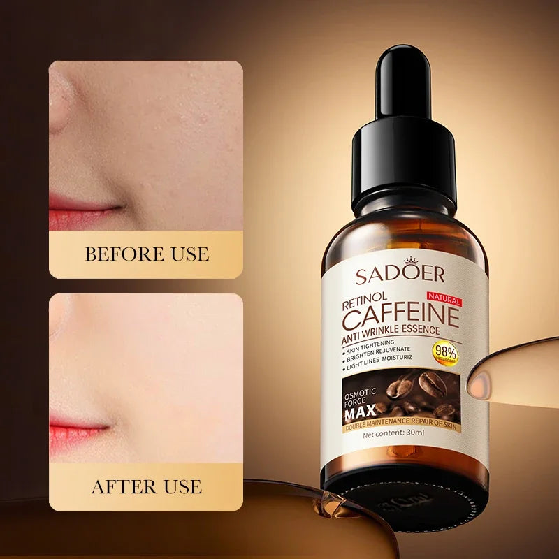 Retinol & Coffee Anti-Wrinkle Face Serum – Firm & Hydrate Anti-Wrinkle Face Serum HIP