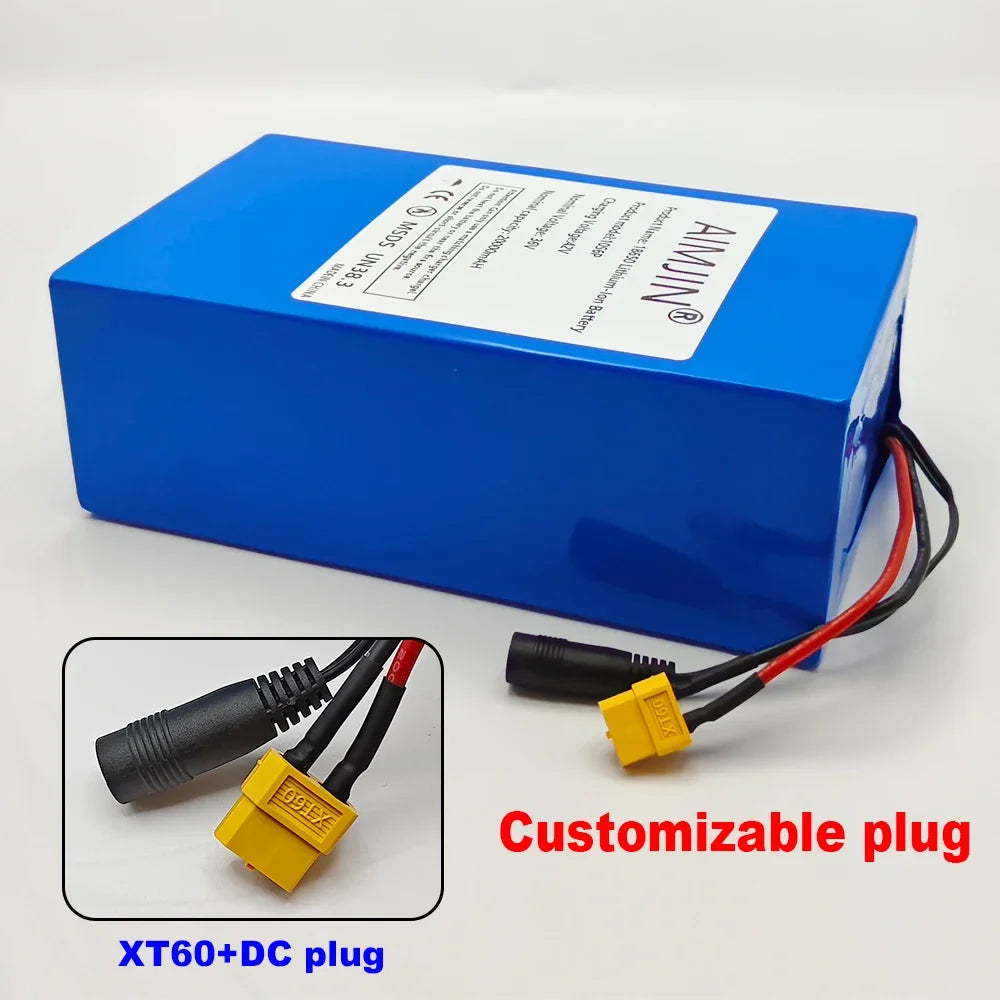 36V 20Ah Li-Ion E-Scooter Battery Pack 10S6P + BMS & Charger E-Scooter Battery Pack HIP