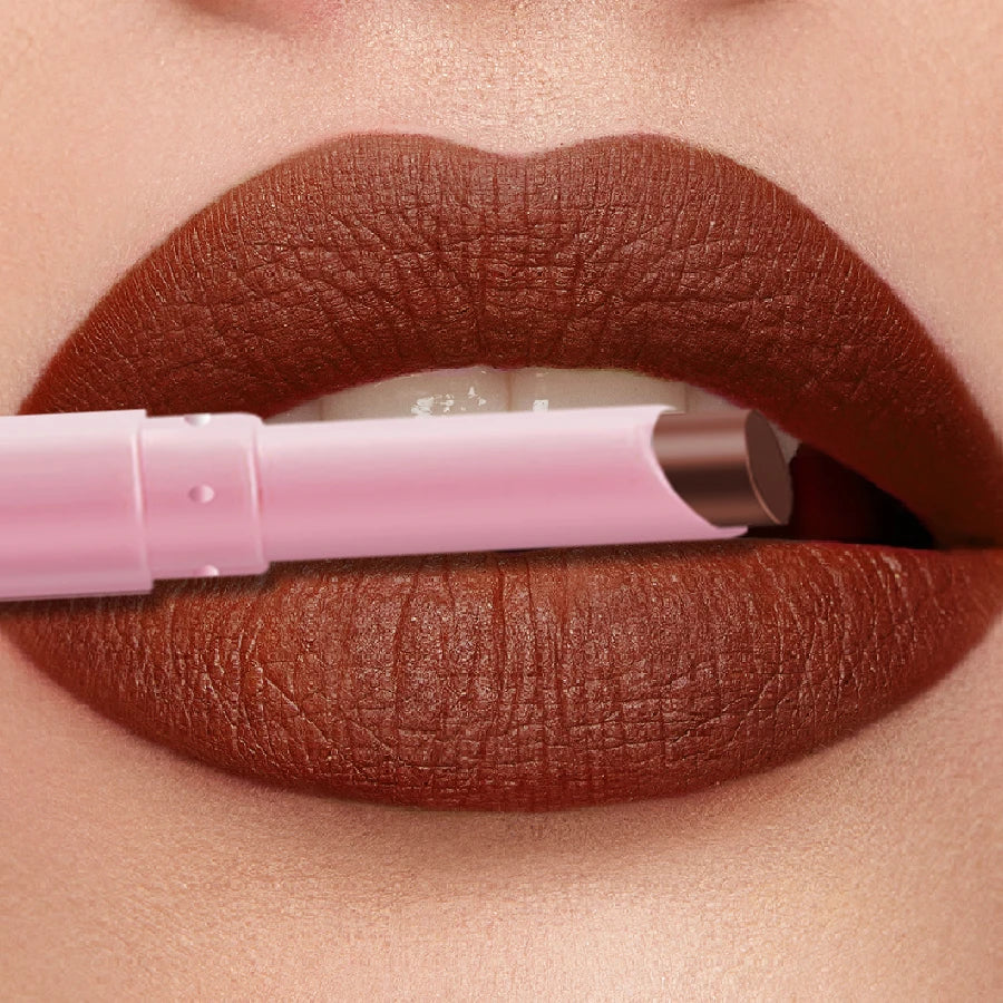 15-color Nude Red Lip Liner Pencil Brown Matte Smooth Waterproof Lip Liner Long Lasting Korean Makeup Lipstick Pen Lip Glaze HIP 08