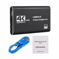4K 1080p 60fps HD Video Capture Card – USB 3.0 Streaming Video Capture Card HIP black