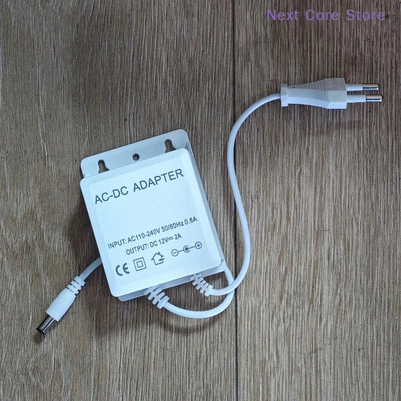 DC 12V 2A Waterproof Power Adapter EU Plug – CCTV & DVR Power Adapter HIP
