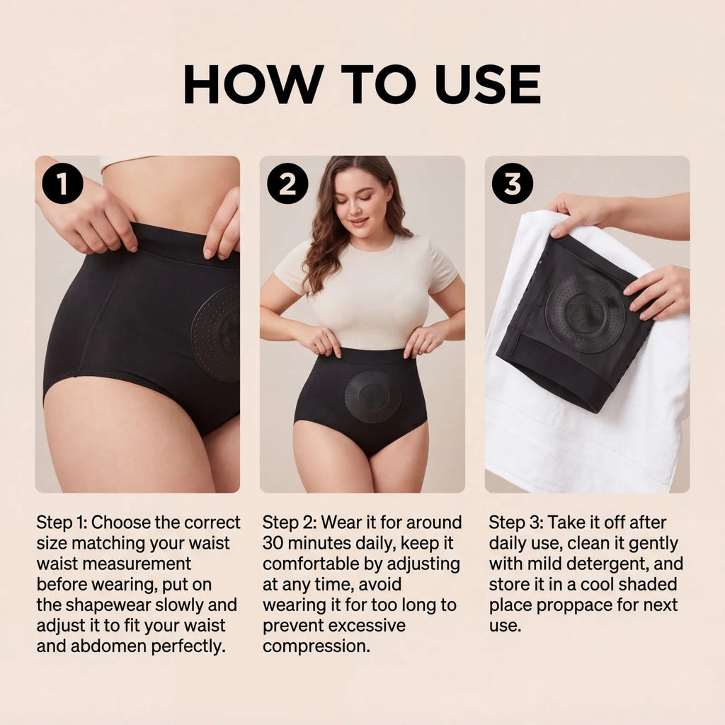 Zeriluna Honeycomb High Waist Tummy Control Pants – Women Shaping Pants HIP