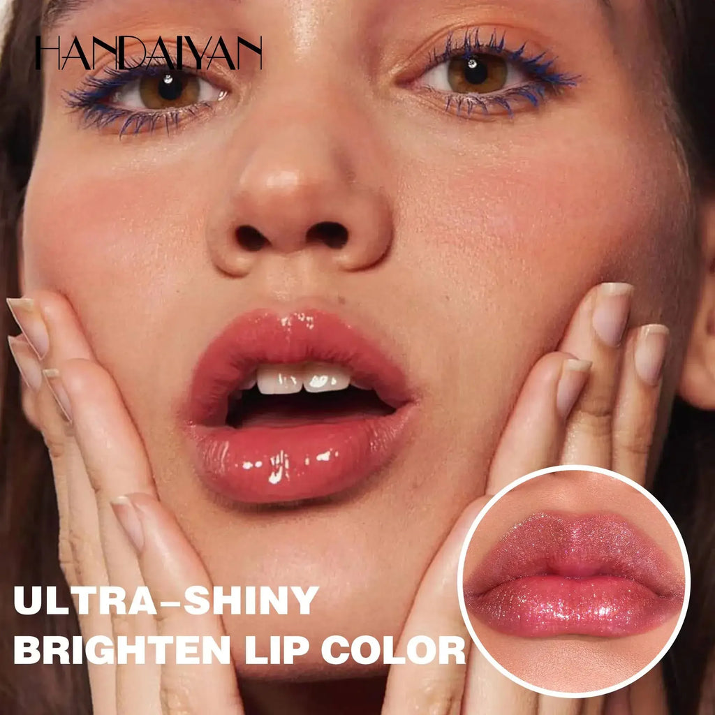 Handaiyan Hydrating Pearlescent Lip Glaze – Glass Shine Gloss Pearlescent Lip Glaze HIP