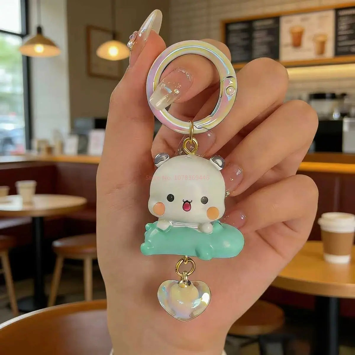 Bubu & Dudu Panda Cartoon Keychain Set – 2 Pcs x10 Anime Keychain Set HIP