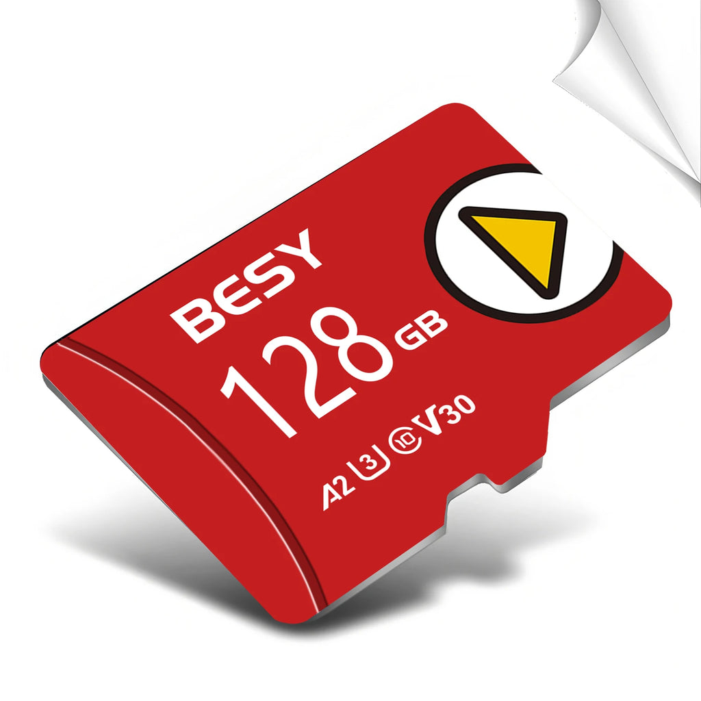 Micro SD Card 32GB 64GB 128GB V30 Class 10 A2 U3 – BESY TF Flash Flash Memory Card HIP 128GB
