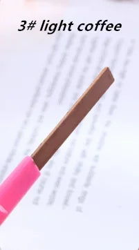 New 1pcs Longlasting Eyebrow Pencil Natural Waterproof Rotating Automatic Eye Brow Pencil Cosmetic Eyebrow Shaping Liner Pen Hot HIP 03Light brown