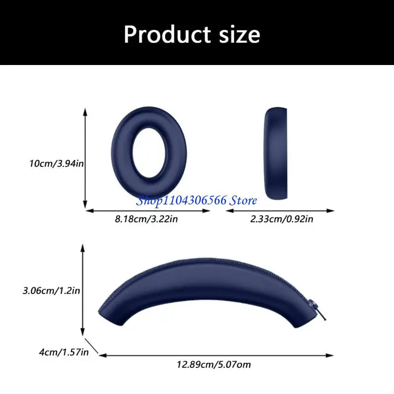 IKF King Headphone Silicone Earpads & Headband Cushion Set Headphone Earpads HIP
