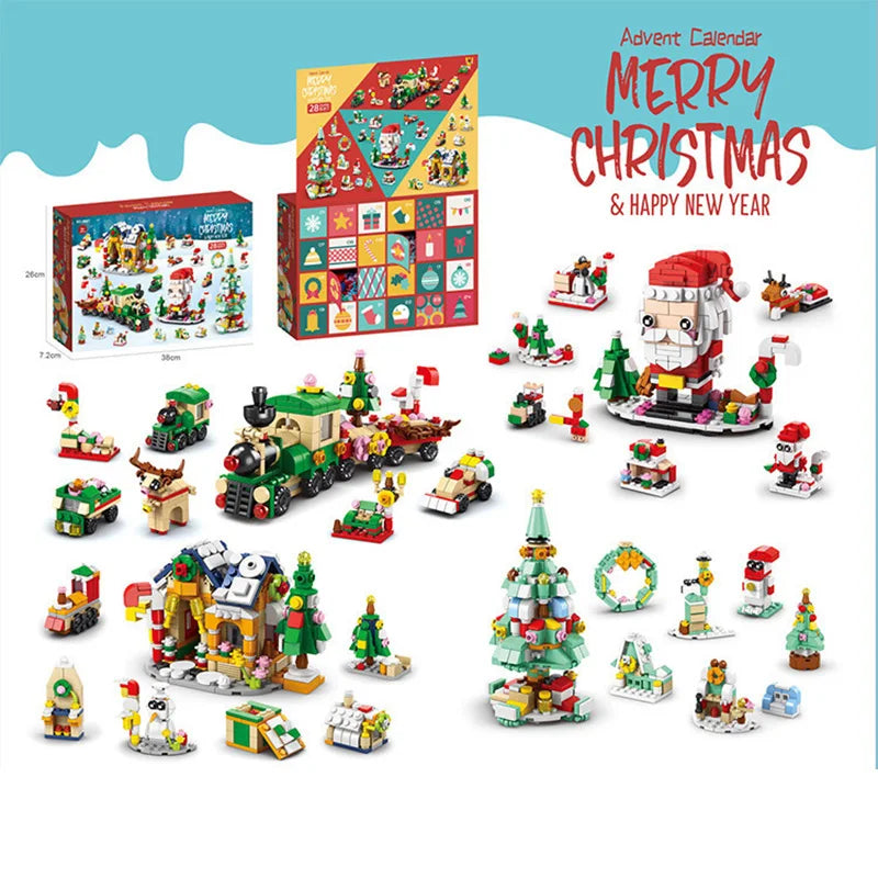 Christmas 24-Day Countdown Surprise Building Model Gift Set Building Model Set HIP NO. 8887