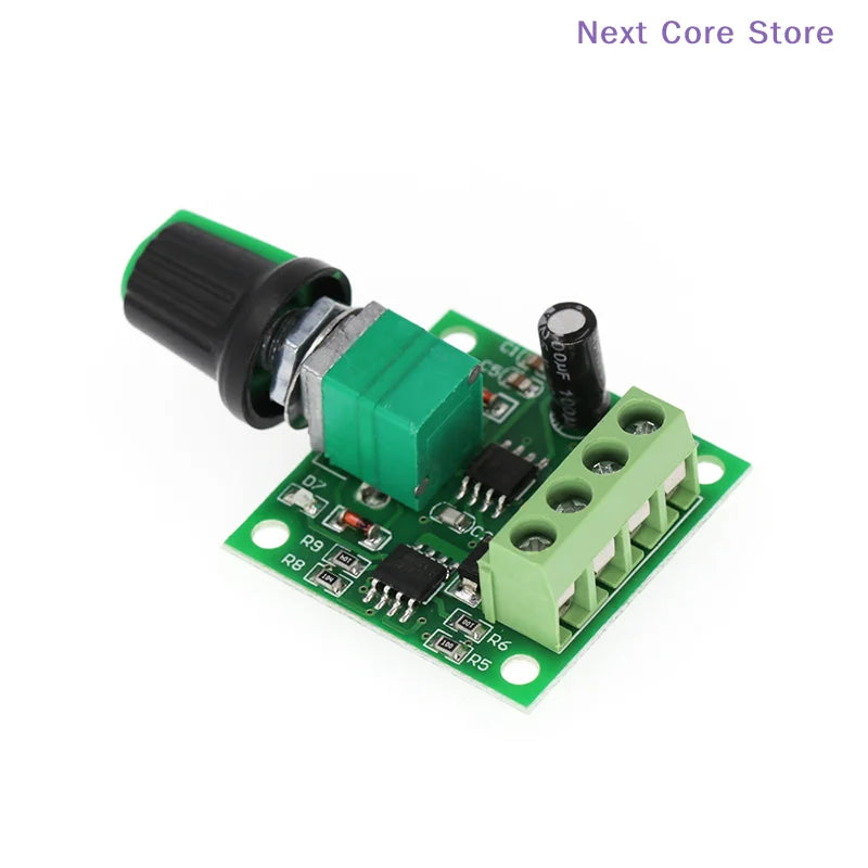 Mini DC Motor Speed Controller 1.8V–15V PWM Regulator Module Motor Speed Controller HIP