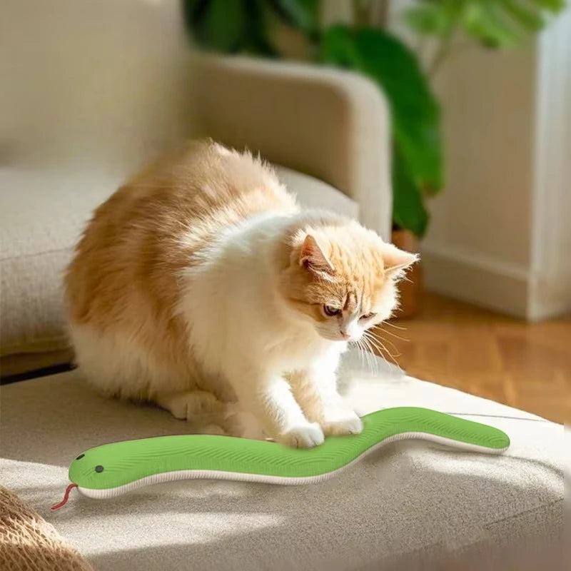 Catnip Snake Toy for Cats – Interactive Bite-Resistant Play Cat Catnip Toy HIP